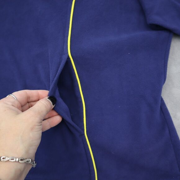 Chase Authentics Sweater Mens 2XL Blue Long Sleeve Side Pockest Chest Zipper - Picture 12 of 16